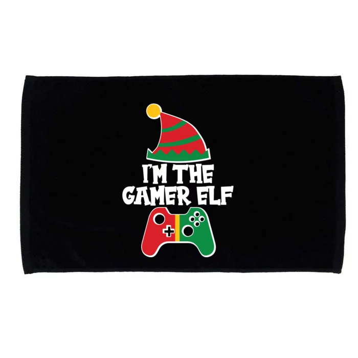 Cool Christmas I'm The Gamer Elf Microfiber Hand Towel