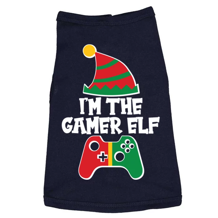 Cool Christmas I'm The Gamer Elf Doggie Tank