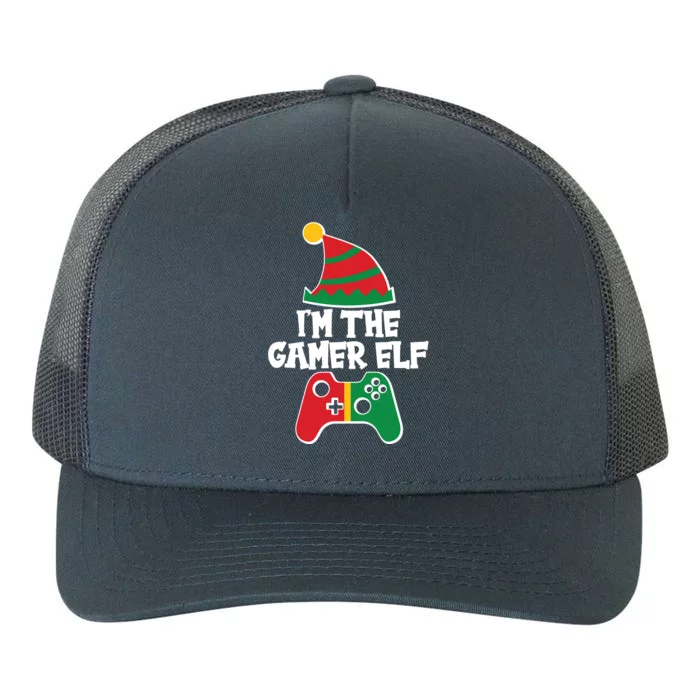 Cool Christmas I'm The Gamer Elf Yupoong Adult 5-Panel Trucker Hat