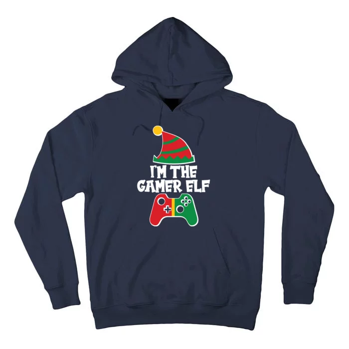 Cool Christmas I'm The Gamer Elf Tall Hoodie