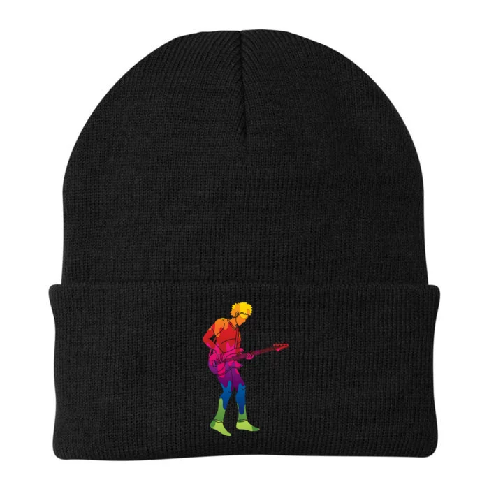 Cool Colorful Music Guitar Guy Knit Cap Winter Beanie