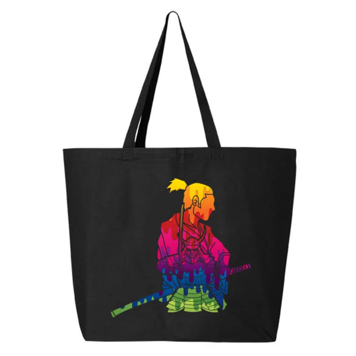 Cool Colorful Samurai Katana 25L Jumbo Tote