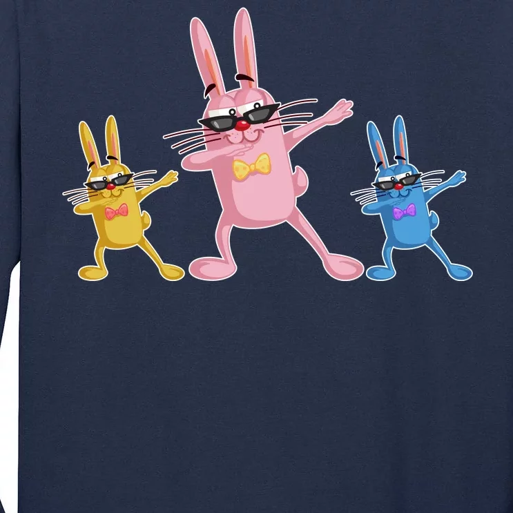 Cool Dabbing Easter Bunnies Tall Long Sleeve T-Shirt