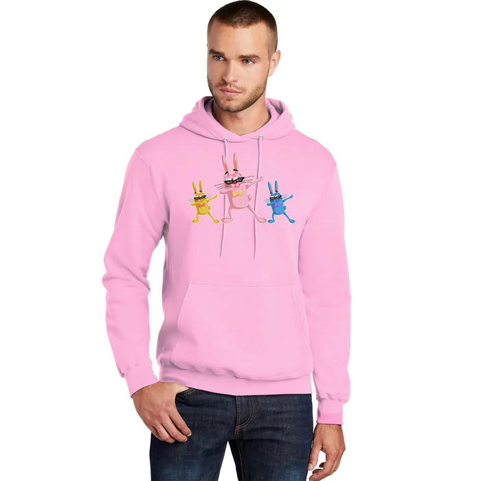 Cool Dabbing Easter Bunnies Hoodie