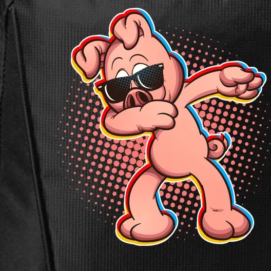 Cool Dabbing Pig City Backpack