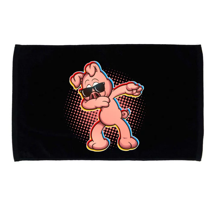 Cool Dabbing Pig Microfiber Hand Towel