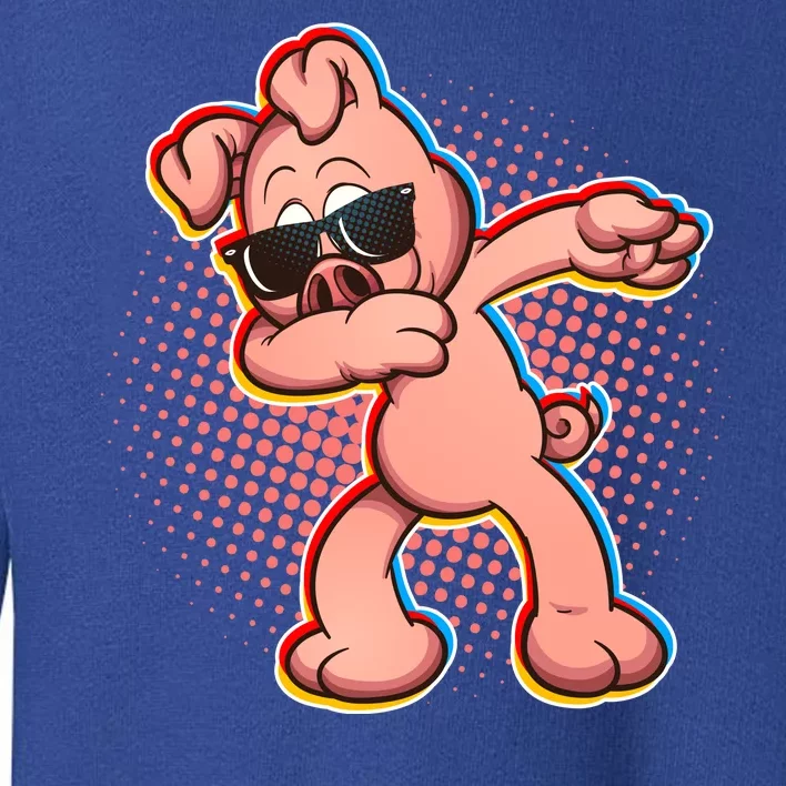 Cool Dabbing Pig Toddler Sweatshirt