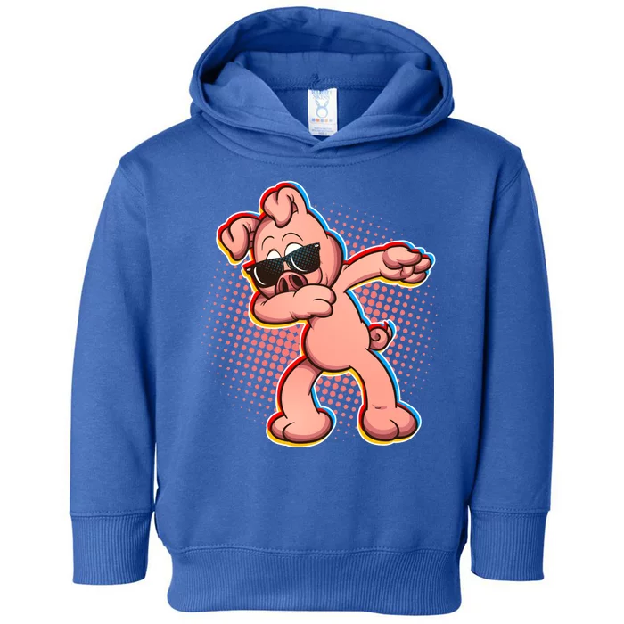 Cool Dabbing Pig Toddler Hoodie