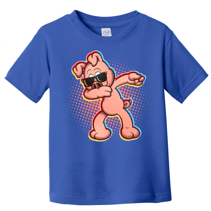 Cool Dabbing Pig Toddler T-Shirt