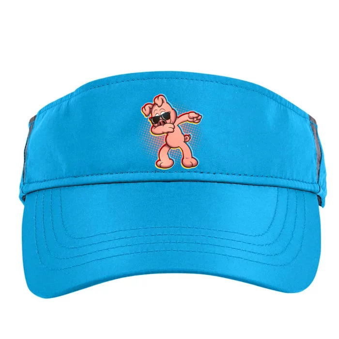 Cool Dabbing Pig Adult Drive Performance Visor