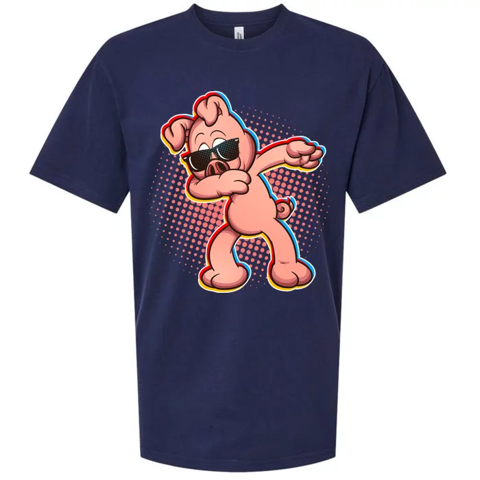 Cool Dabbing Pig Sueded Cloud Jersey T-Shirt