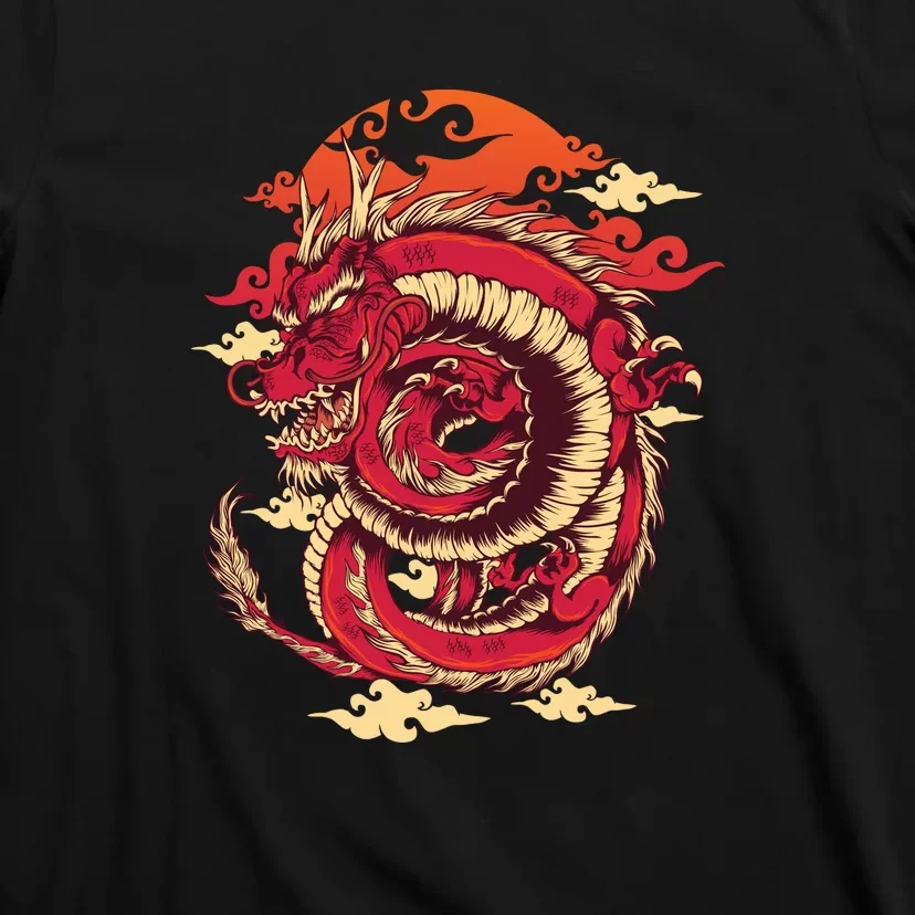 Cool Dragon Cloud design T-Shirt