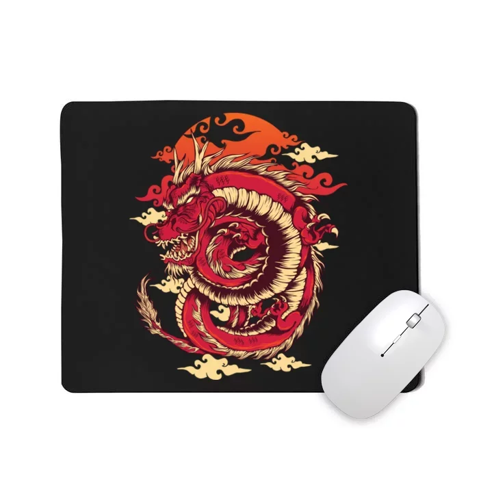 Cool Dragon Cloud design Mousepad