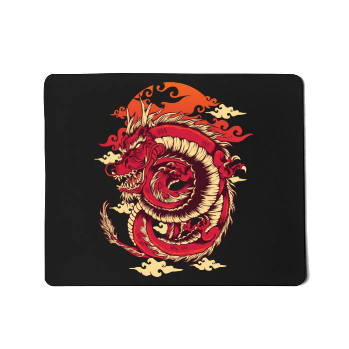 Cool Dragon Cloud design Mousepad