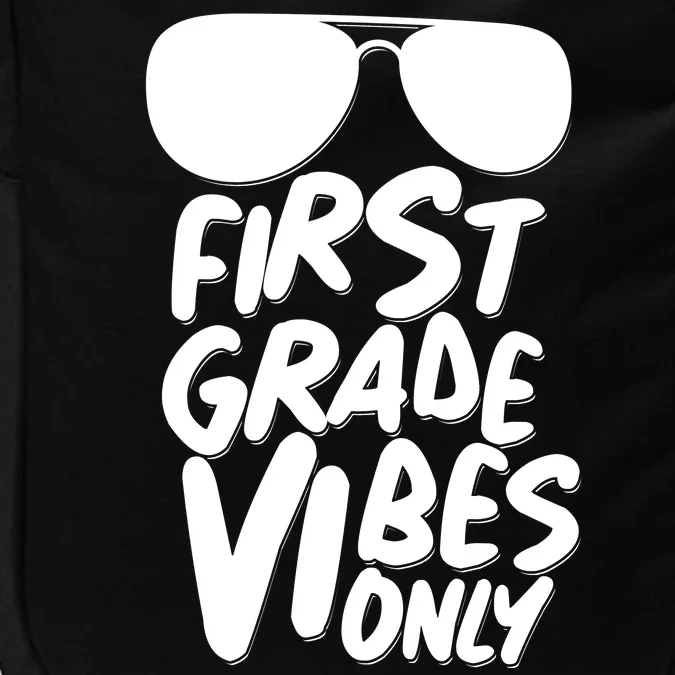 Cool First Grade Vibes Only Back to School Impact Tech Backpack