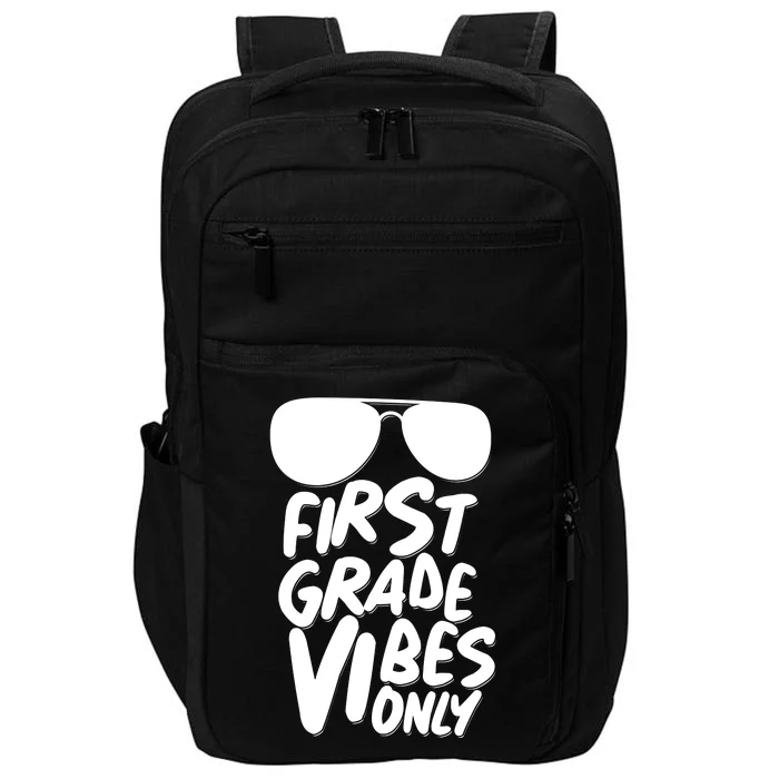 Cool First Grade Vibes Only Back to School Impact Tech Backpack