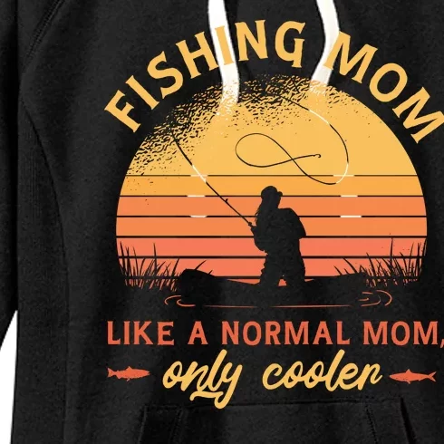 Cool Fishing Mom Women's Fleece Hoodie