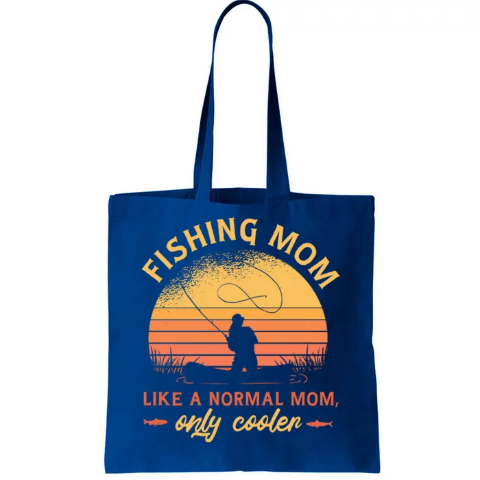 Cool Fishing Mom Tote Bag