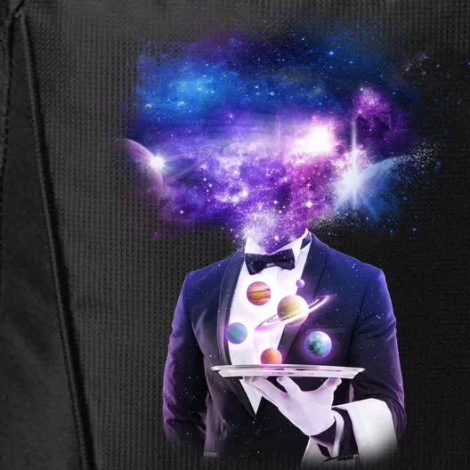 Cool Galaxy Space Head City Backpack