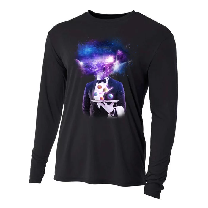 Cool Galaxy Space Head Cooling Performance Long Sleeve Crew