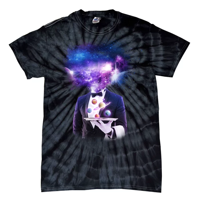 Cool Galaxy Space Head Tie-Dye T-Shirt