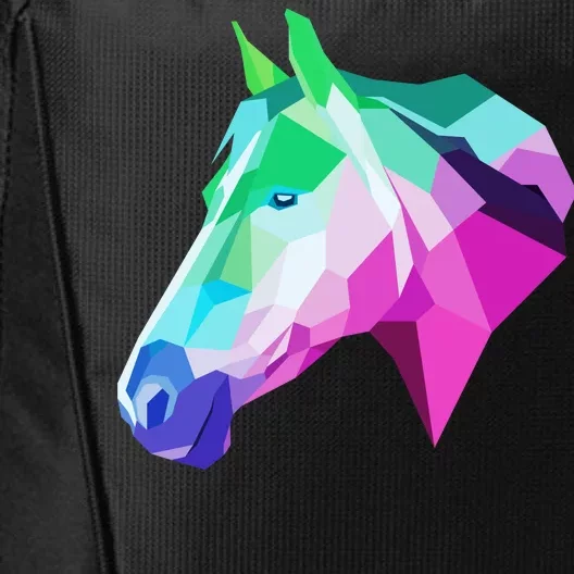 Cool Geometric Horse City Backpack