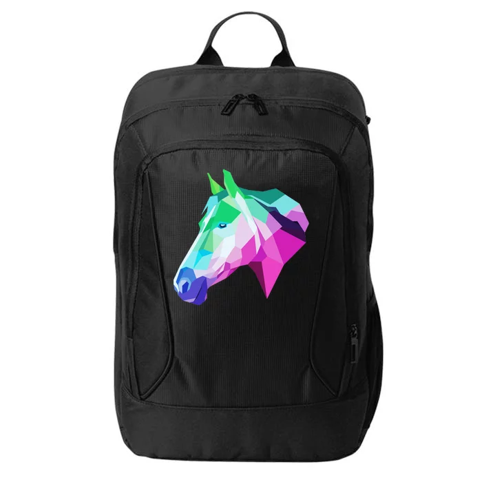 Cool Geometric Horse City Backpack