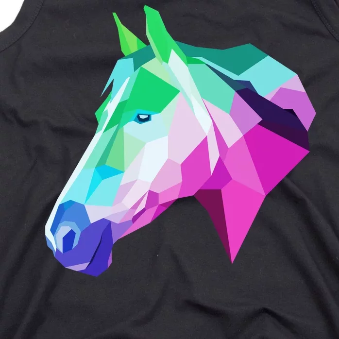 Cool Geometric Horse Tank Top