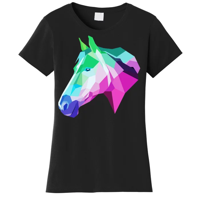 Cool Geometric Horse Women's T-Shirt