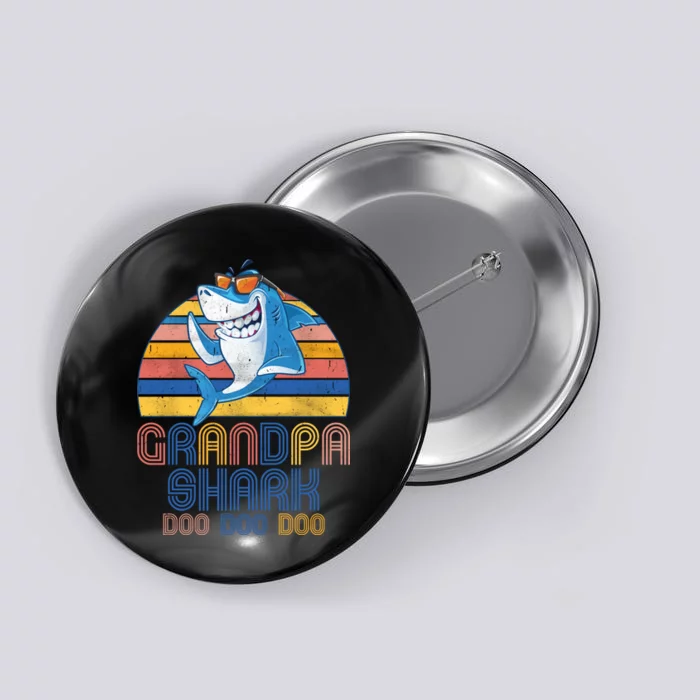 Cool Grandpa Shark Doo Doo Doo Button