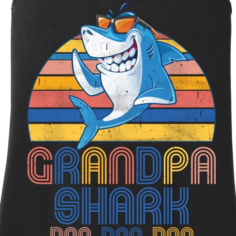 Cool Grandpa Shark Doo Doo Doo Ladies Essential Tank