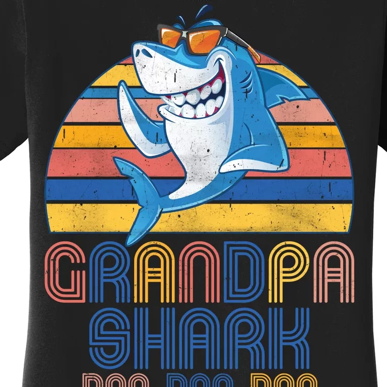 Cool Grandpa Shark Doo Doo Doo Women's T-Shirt