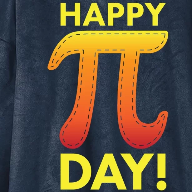 Cool Happy Pi Day Hooded Wearable Blanket