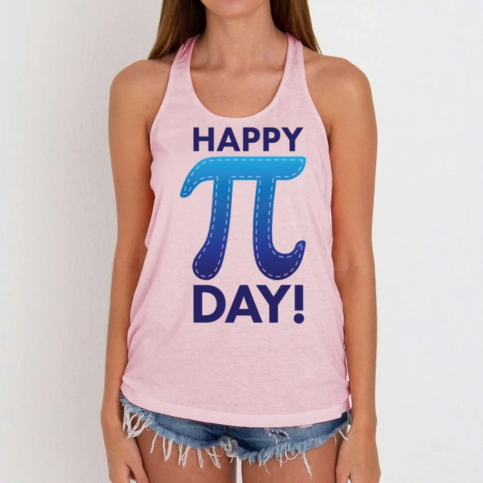 Cool Happy Pi Day Women's Knotted Racerback Tank