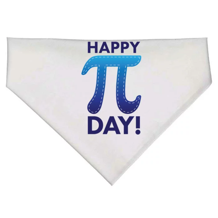 Cool Happy Pi Day USA-Made Doggie Bandana