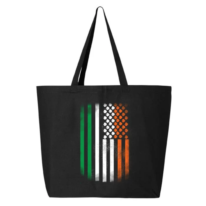 Cool Irish American Flag 25L Jumbo Tote