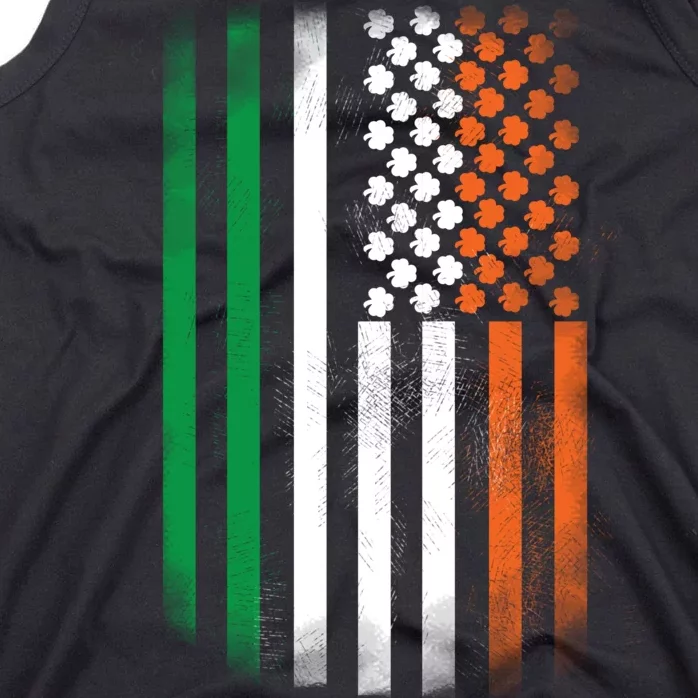 Cool Irish American Flag Tank Top