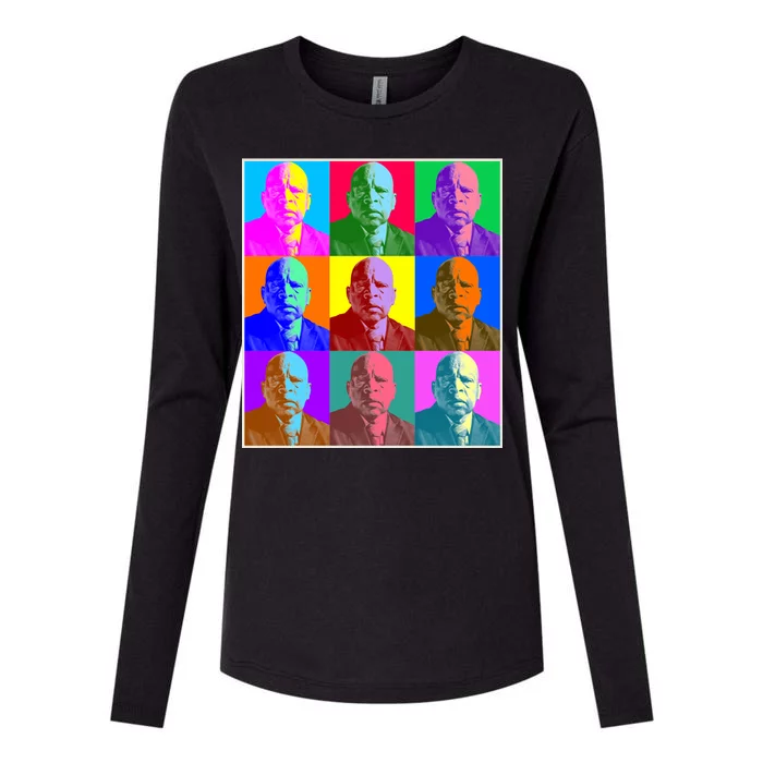 Cool John Lewis Pop Art Womens Cotton Relaxed Long Sleeve T-Shirt