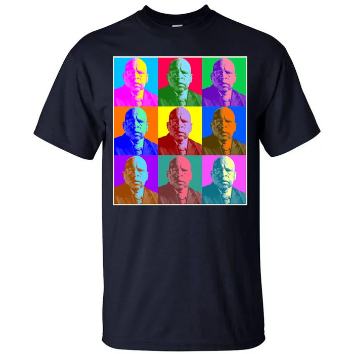 Cool John Lewis Pop Art Tall T-Shirt