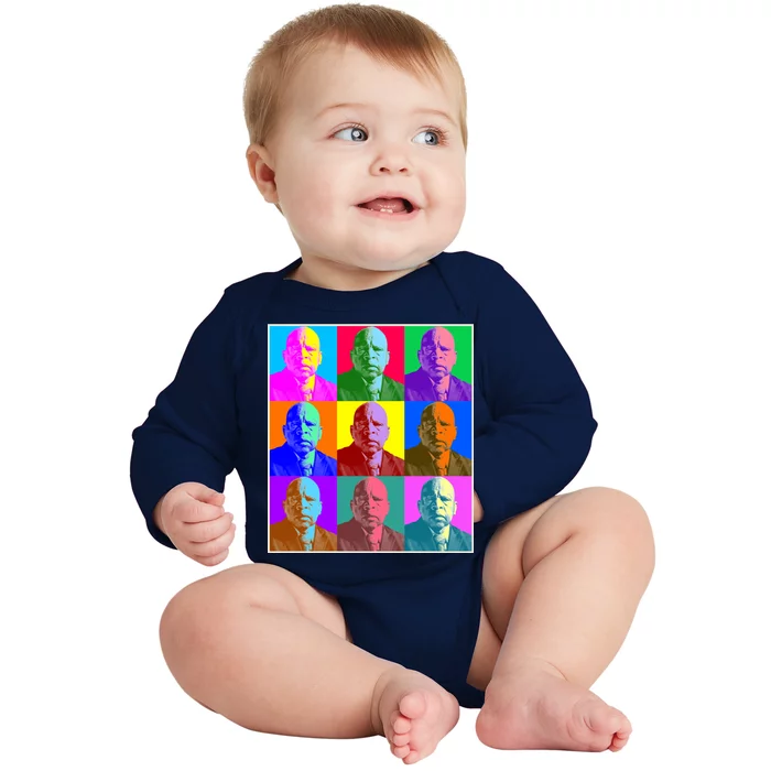 Cool John Lewis Pop Art Baby Long Sleeve Bodysuit