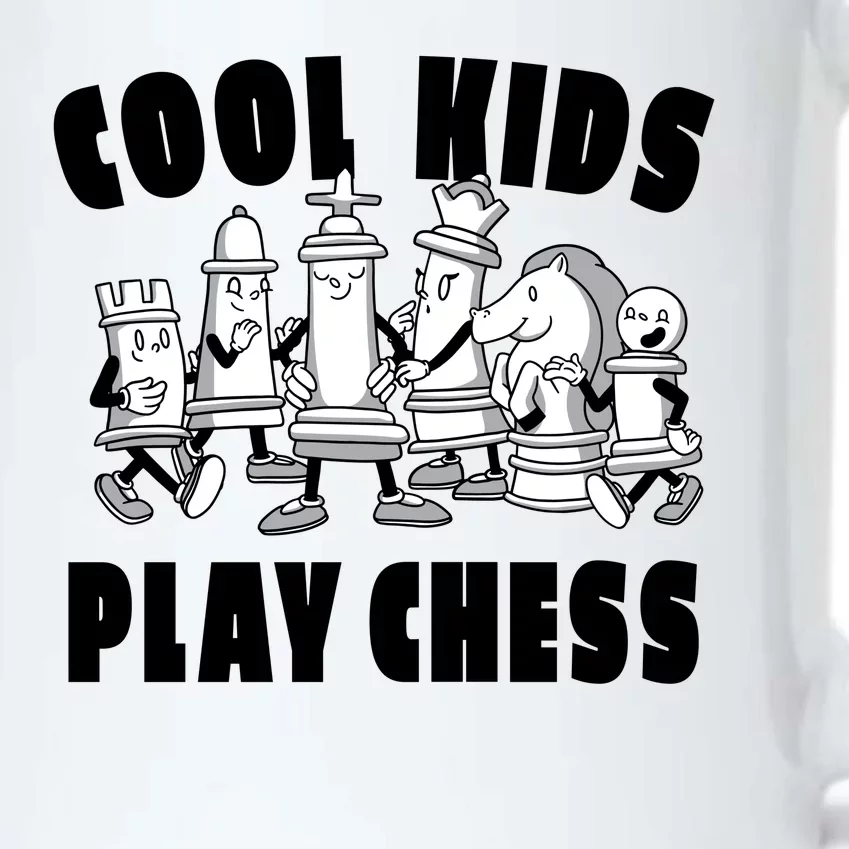 Cool Kids Play Chess Black Color Changing Mug