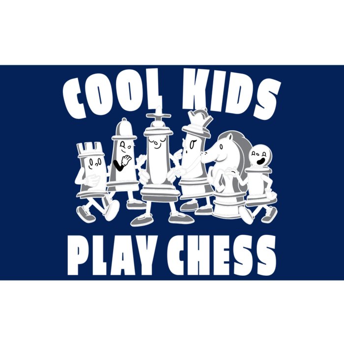 Cool Kids Play Chess Bumper Sticker