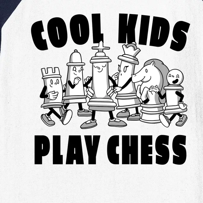 Cool Kids Play Chess Baseball Sleeve Shirt