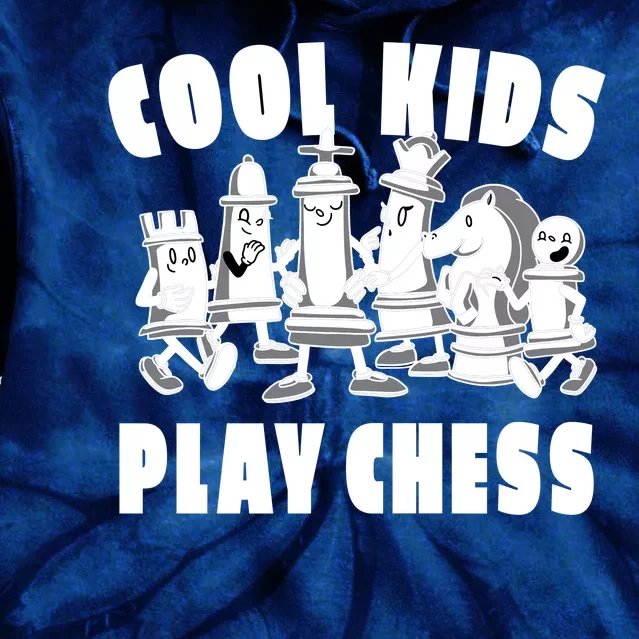 Cool Kids Play Chess Tie Dye Hoodie