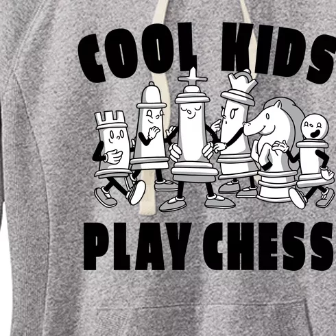 Cool Kids Play Chess Women's Fleece Hoodie