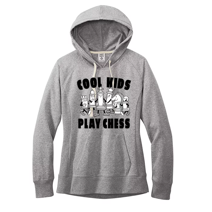 Cool Kids Play Chess Women's Fleece Hoodie