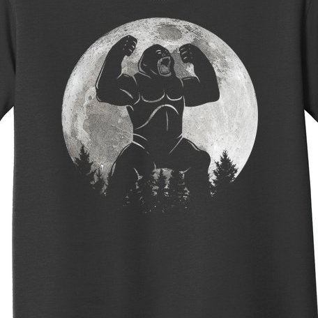 Cool King Kong Monster Full Moon Toddler T-Shirt