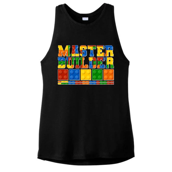 Cool Master Builder Lego Fan Ladies Tri-Blend Wicking Tank