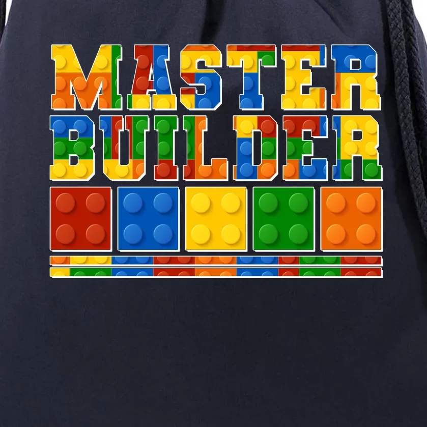 Cool Master Builder Lego Fan Drawstring Bag