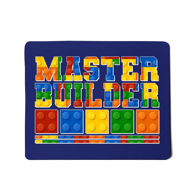 Cool Master Builder Lego Fan Mousepad